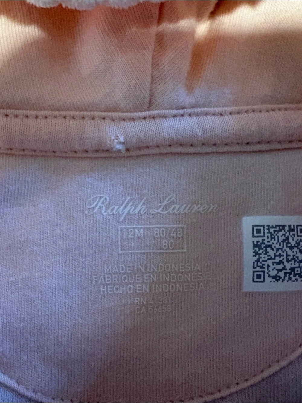 Ralph Lauren Floral Velour Pant set & white and pink reversible logo trousers